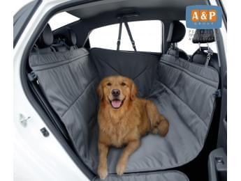 Автогамак Happy Dog (Хэппи Дог). Цельный. Цвет: серый.