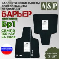 Баллистические пакеты в чехол защиты предплечья "Барьер". Класс защитной структуры Бр 1.