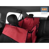 Автогамак Happy Dog Premium (Хэппи Дог Премиум). На половину сиденья. Цвет: красный с черной окантовкой.