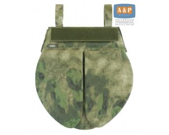 Напашник тактический "Трилистник ПРО". Класс защиты Бр 1. Цвет: A-TACS FG.
