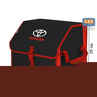 Органайзер-саквояж "Союз" в багажник Toyota (Тойота), размер M. Цвет: черный с красной окантовкой.